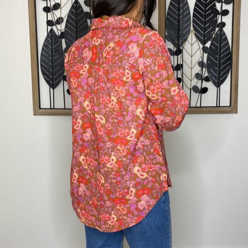 FREE PEOPLE - Wild Gardenia Blouse / Earth Combo
